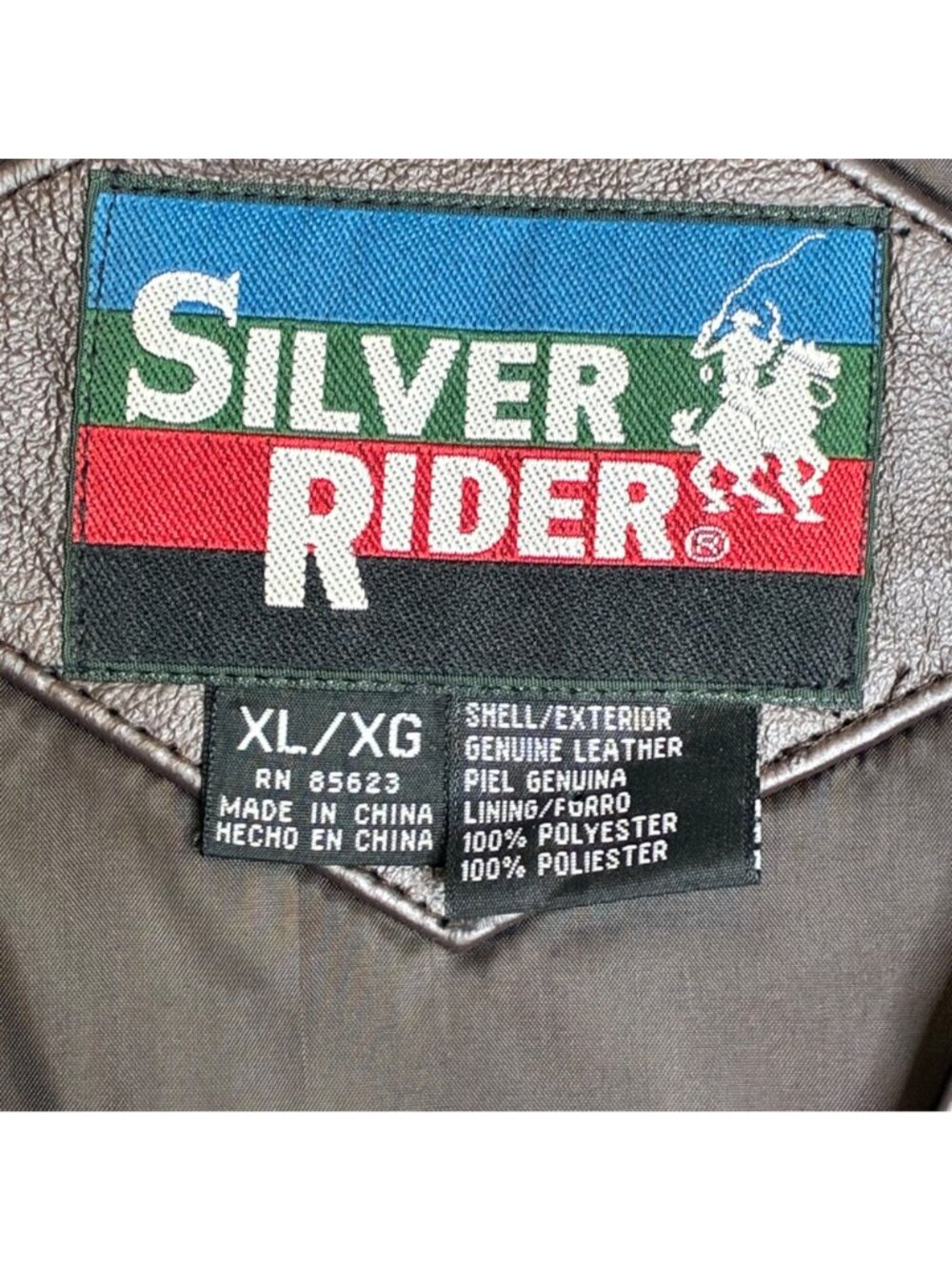 Silver Rider Mens Brown Leather Vest XL Snap Front Pockets Western Style NWT - Picture 3 of 7